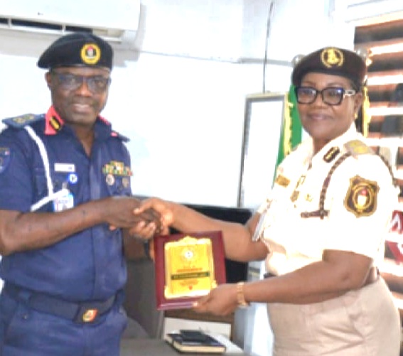 NSCDC Delta, Immigration Deepen Partnership as Commandant Igbo Hosts New Comptroller