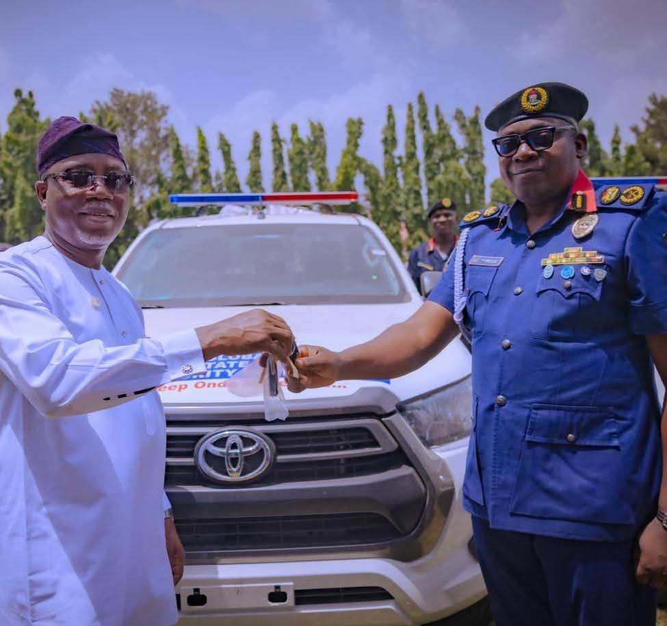 Ondo Government Boosts Security as Aiyedatiwa Commissions Patrol Vehicles for Agencies