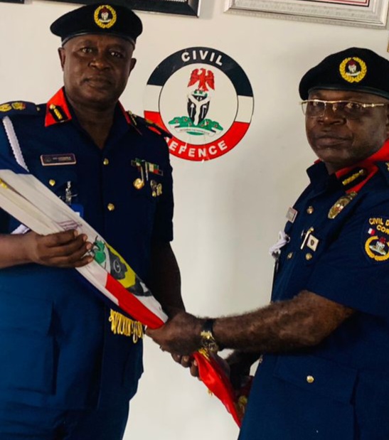 Headline:Commandant Odimba Assumes Duty as the 20th NSCDC State Commandant in Abia