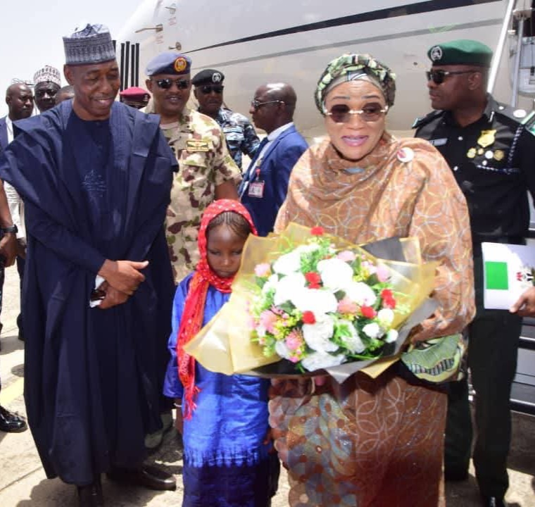 FIRST LADY COMMISSIONS INFRASTRUCTURAL PROJECTS IN MAIDUGURI