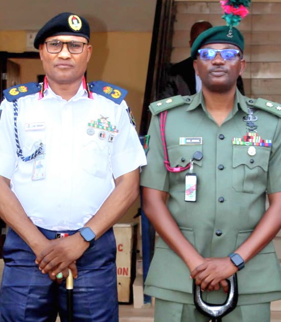 Guards Brigade Commander Strengthens Security Coordination with NSCDC in Nasarawa