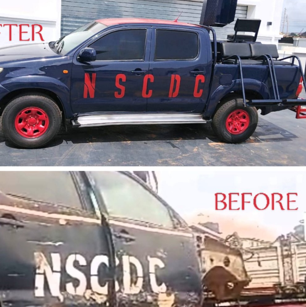 NSCDC Delta Strengthens Operational Capacity with Refurbishment of Additional Patrol Vehicle