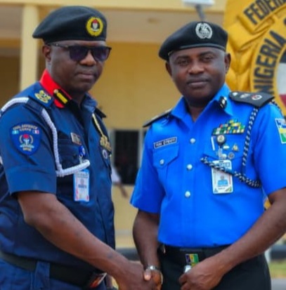 NSCDC Delta, Police Deepen Strategic Security Partnership as CP Yemi Oyeniyi Pays Landmark Visit