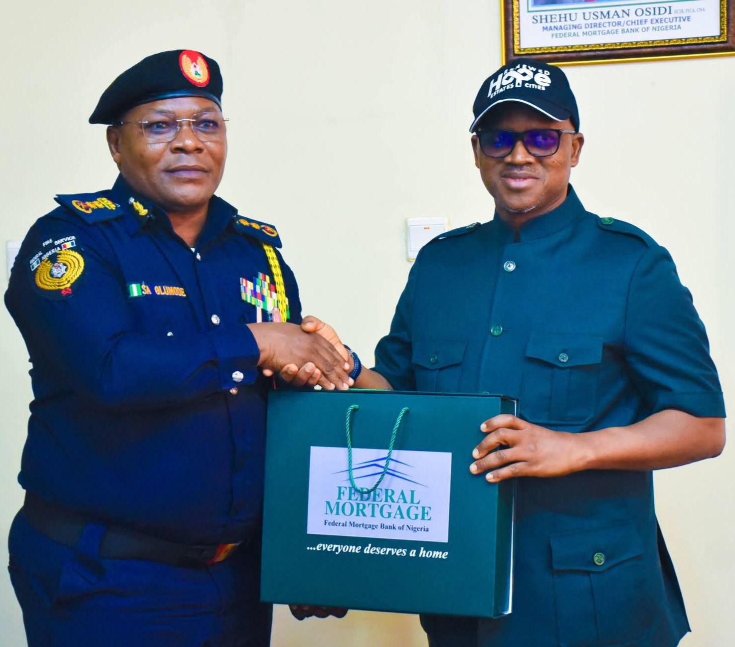 Federal Fire Service and Federal Mortgage Bank of Nigeria Agree Strategic Partnership to Establish Fire Posts in Housing Estates Nationwide