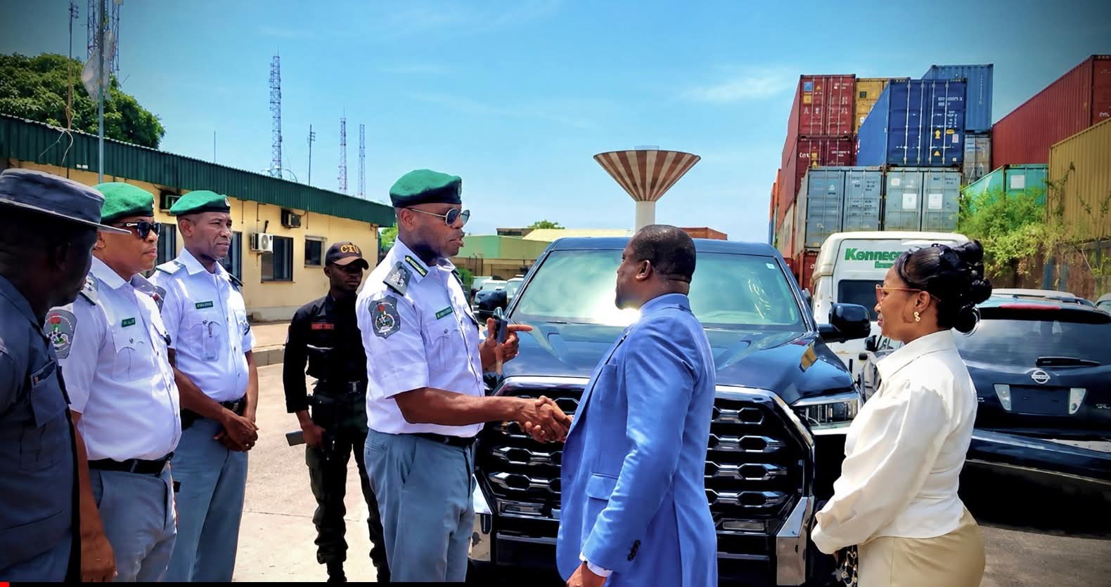 Nigeria Customs Intercepts Stolen Rolls Royce, Lamborghini Vehicles Smuggled from Canada