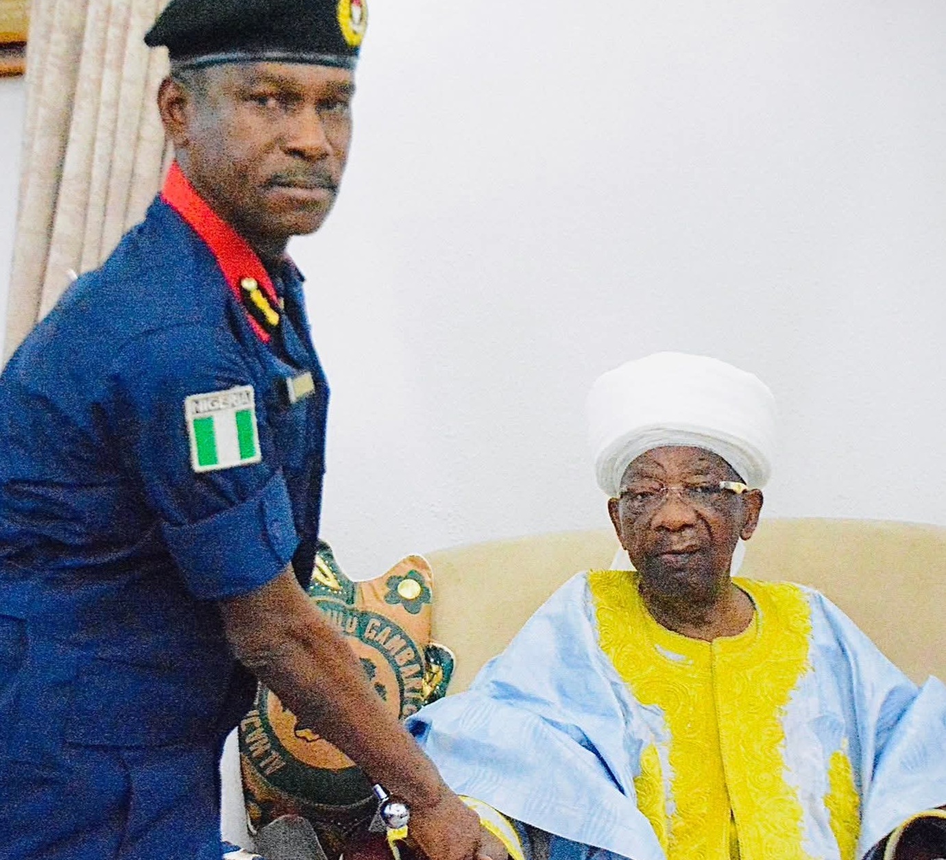 Emir of Ilorin Receives New Kwara NSCDC Commandant, Calls for Stronger Security Collaboration
