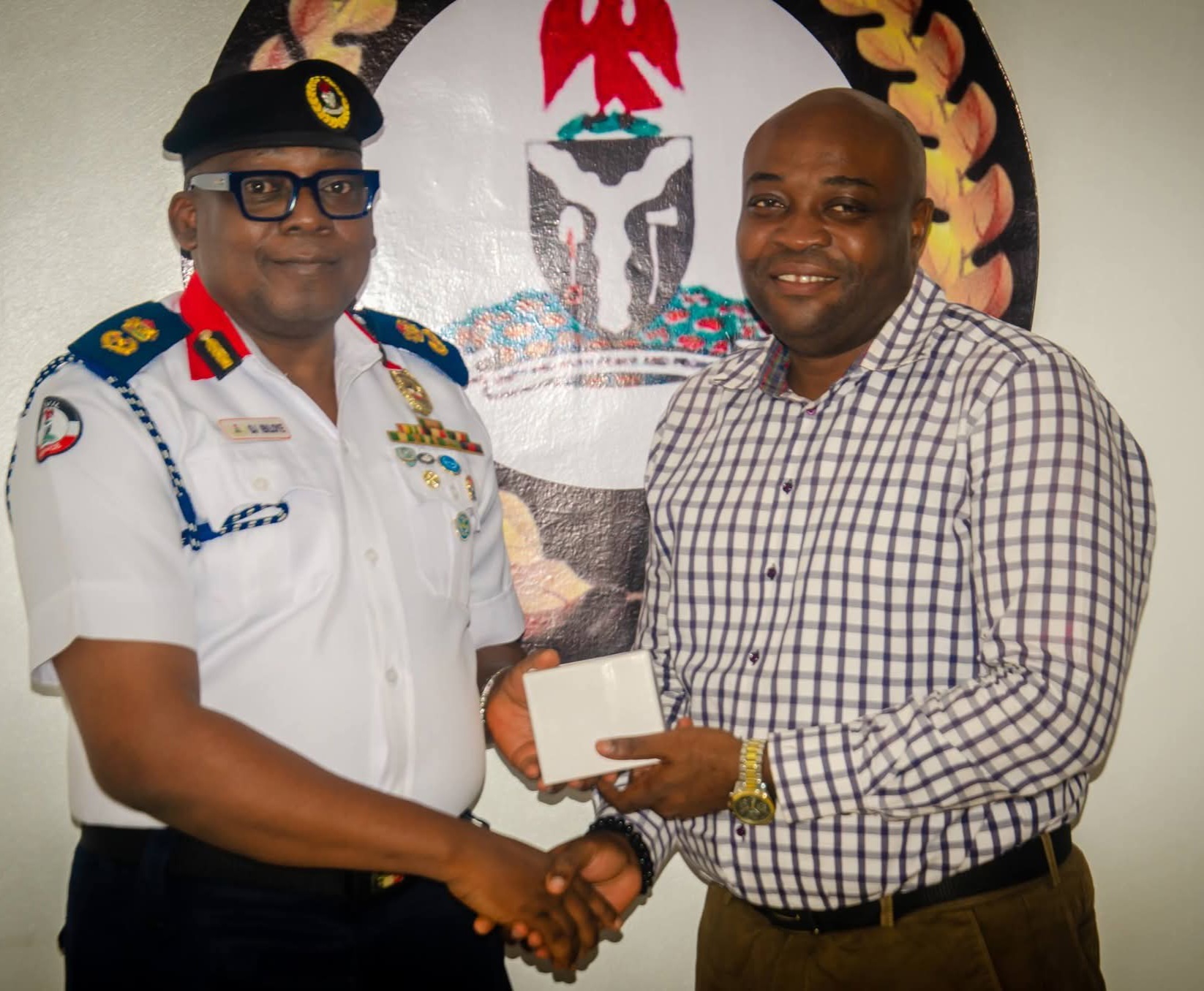 NSCDC Ondo Honours FUOYE Students After Successful SIWES Programme
