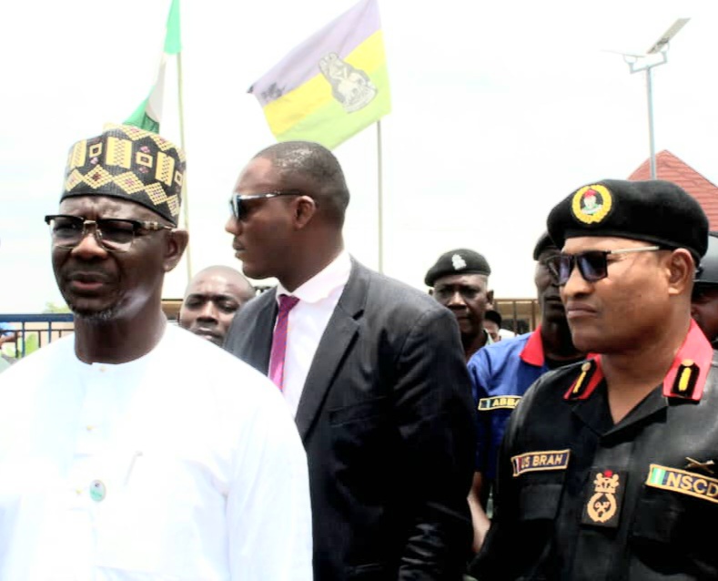 NSCDC Commandant, Police Commissioner, Other Security Chiefs Inspect Kidnap Scene in Nasarawa Community