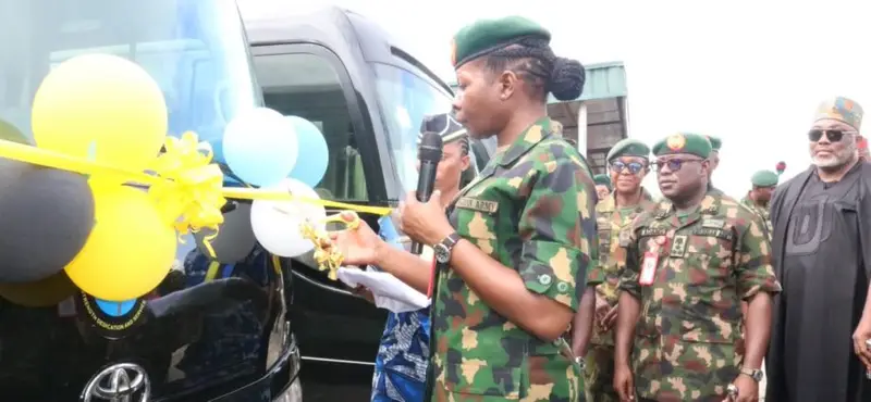 COAS Strengthens Nigerian Army Women Command with Refurbished Vehicles, Upgraded Welfare Facility