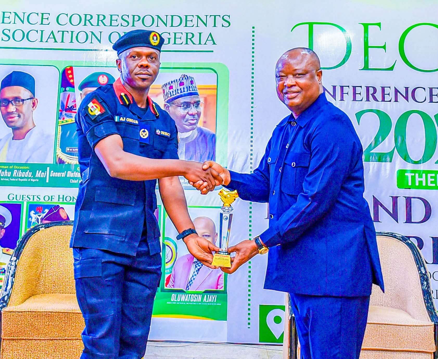 DECAN HONOURS MINING MARSHALS COMMANDER ONOJA FOR OPERATIONAL EXCELLENCE